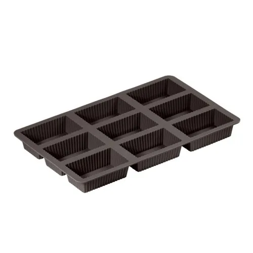 LURCH FlexiForm Brownie 9fach 29,5 x 18 x 2,8cm braun