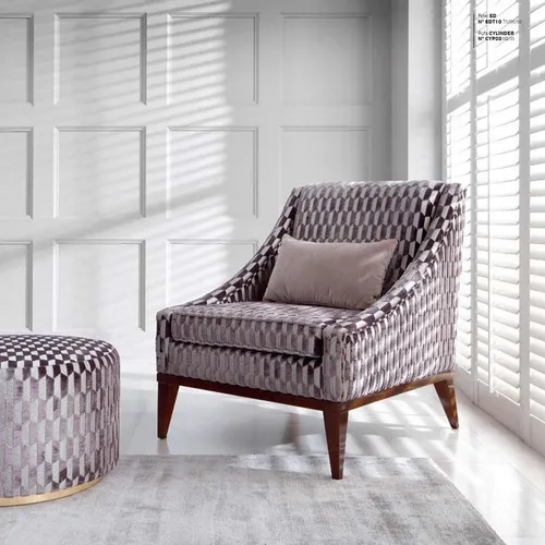 Luxus Ohrensessel im Art déco Stil – Komfort für Ihr Wohnzimmer - Eleganter Ohrensessel in Grau, ideal für stilvolle Wohnräume. Mit einem stabilen Holzgestell und bequemer Polsterung bietet er höchsten Sitzkomfort. Maße: 86x75x89 cm, Montage nicht erforderlich.