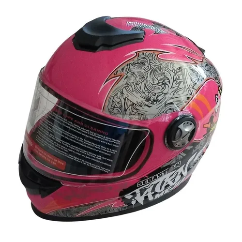 FunSport-Factory Motocrosshelm Mejia für Kinder, Integralhelm Offroad XXS | 49 cm - Robuster Integralhelm für Kinder mit mehreren Belüftungsöffnungen und kratzfestem Visier. Ideal für Offroad-Abenteuer und Freizeit, bietet Sicherheit und Komfort beim Fahren.