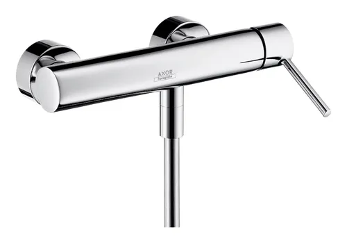 Axor Starck Einhebel-Brausemischer mit Pingriff - Chrom - Wannen- & Duscharmaturen, elegantes Design mit intuitivem Einhebelbetrieb für höchsten Komfort beim Duschen.