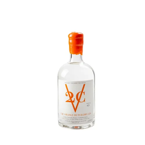 V2C Orange Dry Gin 41,5% Vol. 0,5 ltr. - Würzig mit Orange & Chili - Gin mit einem einzigartigen Geschmack von Orange und Chili, ideal für kreative Cocktails oder purer Genuss.