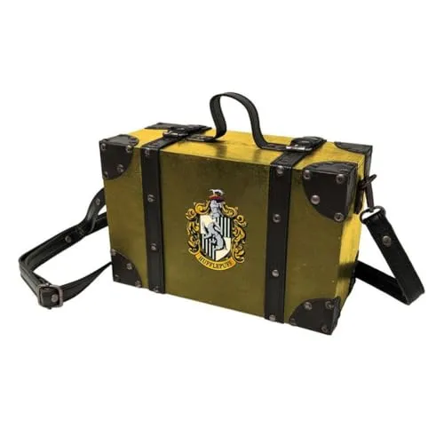 Harry Potter Premium Geschenkbox Colorful Crest Hufflepuff - Gesellschaftsspiele: Offiziell lizenzierte Geschenkbox mit exklusiven Harry Potter Artikeln, darunter eine Edelstahl-Trinkflasche, Notizbuch und Schlüsselanhänger. Perfekt für Fans!