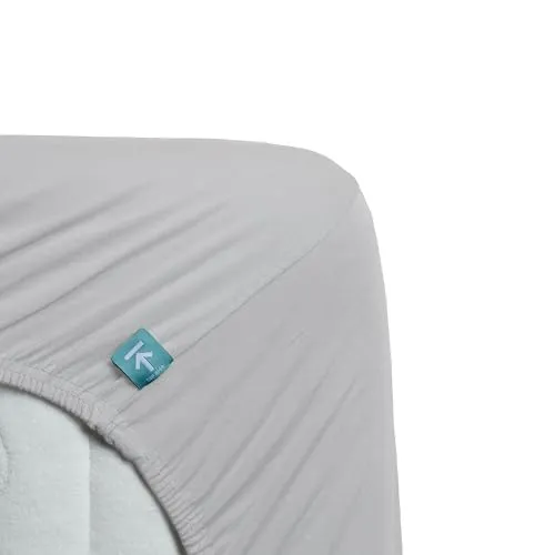 Beddinghouse - Spannbettlaken für Topper - 200x200/220 - Hellgrau