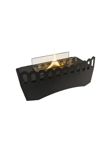 TENDERFLAME Echtfeuer-Dekokamin classic 180 black