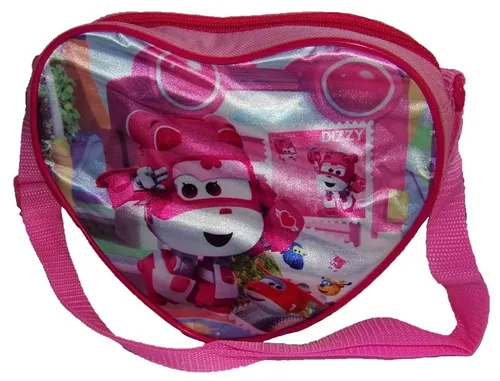 Super Wings Umhängetasche Super Wings Dizzy Umhängetasche in Herz-Format Pin