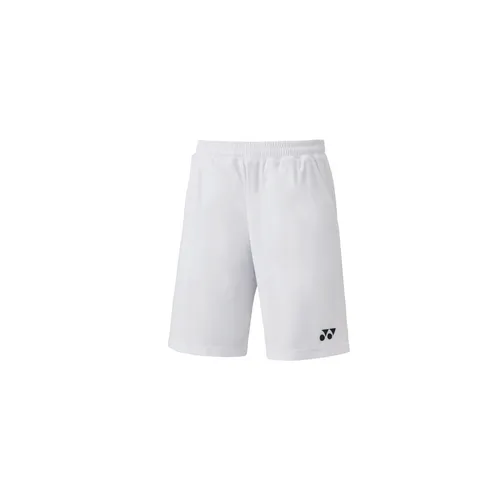 Yonex Sporthose Short Club Team 2023 kurz für Jungen - Hochfunktionelle Yonex Short für Badminton- und Tennisspieler mit praktischen Seitentaschen und stylishem Logo. Ideal für sportliche Aktivitäten und komfortable Bewegungsfreiheit.