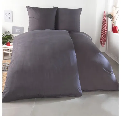 Kuscheli Wendebettwäsche 2x 135x200 cm – Atmungsaktive Mikrofaser für Allergiker - Bettwäsche-Set aus 4 Teilen, pflegeleicht und hautfreundlich, ideal für einen gesunden Schlaf. Atmungsaktive Mikrofaser sorgt für optimalen Komfort.