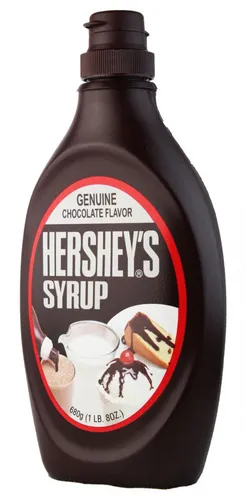 Hershey Chocolate Syrup FAT FREE - Leckere, fettfreie Schokoladensauce für Desserts und Eiscreme, ideal zum Verfeinern und Dekorieren.
