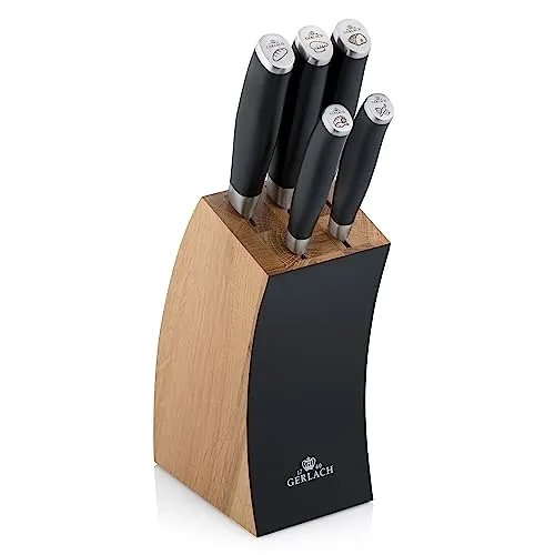 Produktbild Gerlach 1760 Deco Black Messerblock Messerset