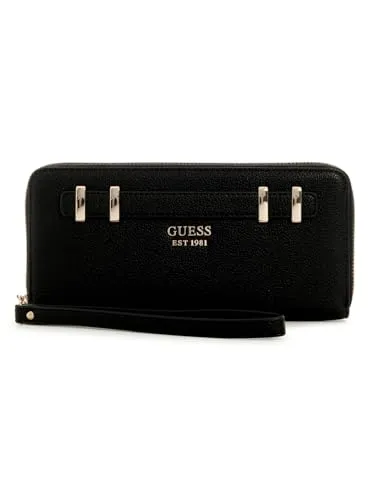 Guess Geldbörse SLG Large Zip Around Wallet in schwarz von GUESS