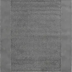 Carpetsale24 Läufer Teppich 60x100 cm Grau, Kurzflor, Einfarbig, Modern, Rechteckig, Pflegeleicht, Flurteppich für Küche, Eingang, Wohnbereich