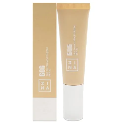 3INA MAKEUP - The Tinted Moisturizer SPF30 606 - Ultrahelles Rosa BB Cream SPF 30 - Gesichtscreme mit Hyaluronsäure und SPF 30 - Aufbaubare Foundation - Vegan - Cruelty Free