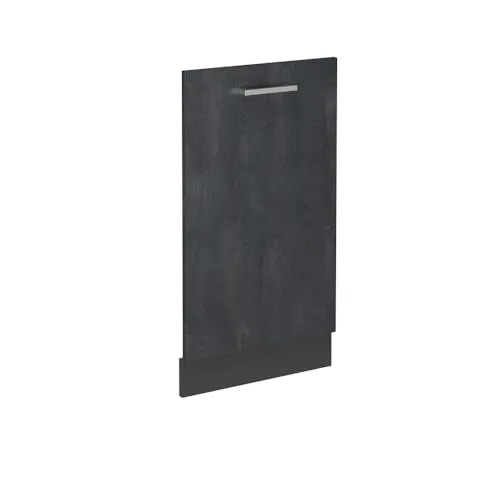 Vicco Frontblende R-Line, Schwarz Beton/Anthrazit, 45 cm in schwarz von Vicco