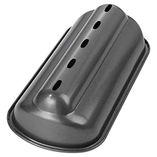 Birkmann, Stollenbackhaube, mit hochwertiger Antihaftbeschichtung, stabile Qualität, mit Löcher zum entweichen der Luft, Länge: 30 cm, mit Rezept, 221901