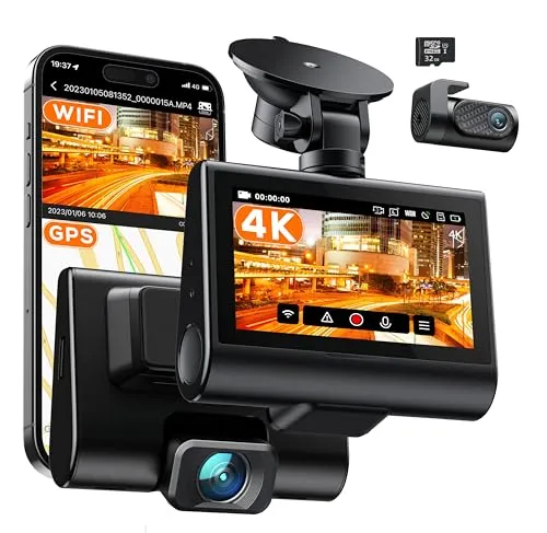 iZEEKER 4K Dashcam mit Wi-Fi und GPS