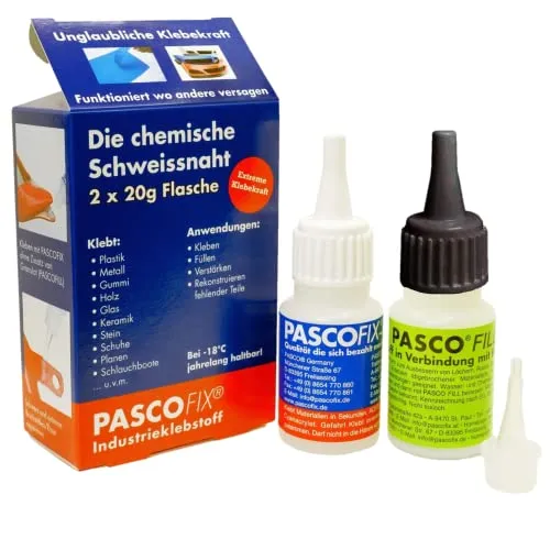 PASCOFIX chemische Schweißnaht Alleskleber – Extra starker 2K Kleber