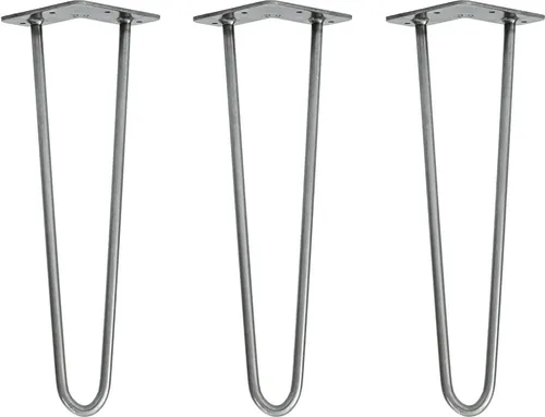 Tischbeine Silber von Natural Goods Berlin