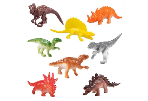 Boland Hängedekoration Dinosaurier-Set 8 Stück, 7x2 cm Kindergeburtstag