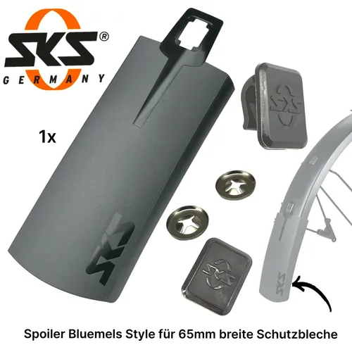 SKS Spoiler Bluemels Style Fahrrad Spritzschutz Schutzblech Verlängerung 65mm