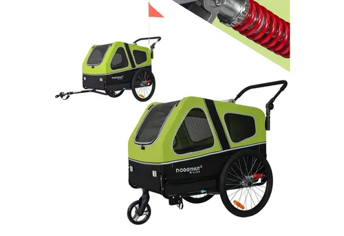 TIGGO Fahrradhundeanhänger Doggyhut S-Line XXL Fahrradanhänger & Hundebuggy 2 in 1