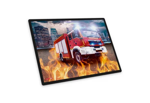 itenga Schreibtischunterlage itenga Schreibunterlage Motiv Feuerwehr