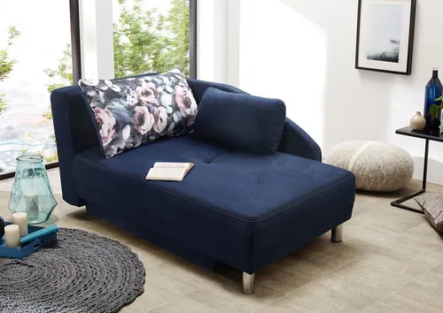 Jockenhöfer Gruppe Recamiere Roy, B: 149 cm, Liegefl. 84x200 cm, mit Bettfunktion, Bettkasten & Zierkissen, Federkern