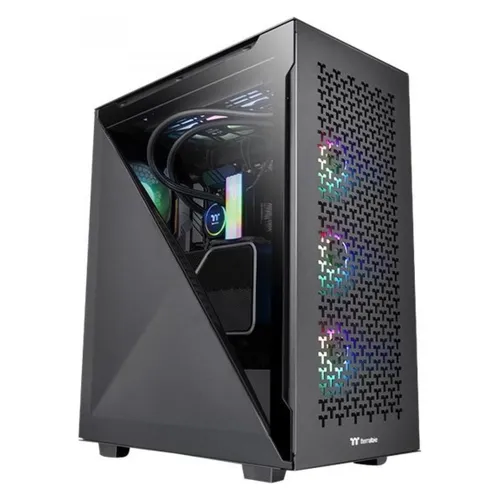 Divider 500 TG Air Tower-Gehäuse schwarz - PC-Gehäuse mit optimaler Luftzirkulation, ideal für Gaming und leistungsstarke Systeme, bietet Platz für mehrere Laufwerke und Erweiterungen.