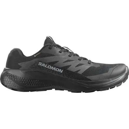 Salomon Herren Alphaglide GTX schwarz 45.3 - Laufschuhe für ambitionierte Läufer:innen mit innovativer Energy Blade-Technologie für kraftvollen Vortrieb und stabilen Grip auf jedem Terrain.