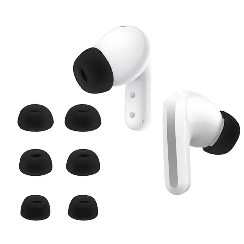 kwmobile 6X Polster kompatibel mit Xiaomi Redmi Buds 5-3 Größen - Silikon Ohrstöpsel In-Ear Kopfhörer