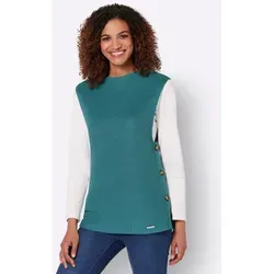 Witt Pullunder Pullunder Ärmellos Rippoptik blau 40