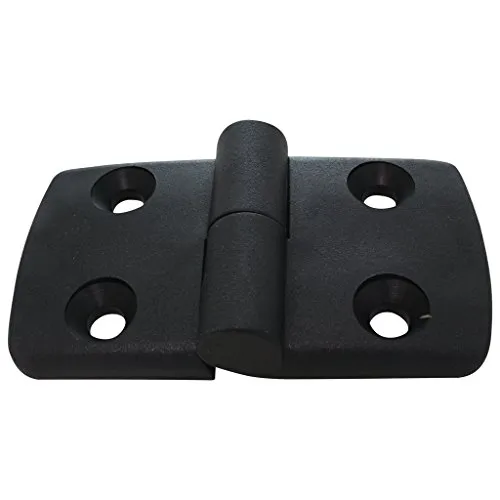 Scharnier Kunststoffscharnier Kombischarnier Kunststoff rechts 45/45 aushängbar 48 x 87 mm schwarz