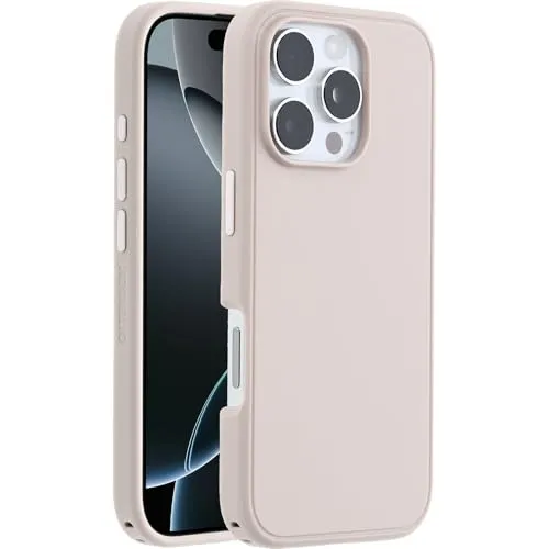OtterBox Symmetry MagSafe für iPhone 16 Pro - Ballet Shoes Rosa - Handycover mit MagSafe-Kompatibilität, bietet starken Schutz durch Polycarbonat und TPE, stilvolles Ballet Shoes Design für dein Apple iPhone 16 Pro.