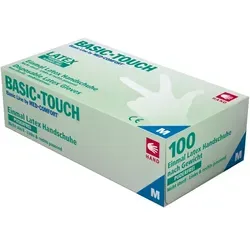 Latexhandschuhe Ampri Basic Touch L puderfreie Latexhandschuhe, unsteril 100 Stück/Box