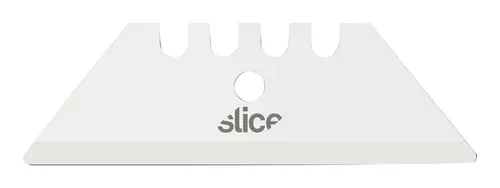 Slice Sicherheits-Trapezklinge Keramik, 2 Stück - Nr. 7938 - Sicherheitsmesser mit abgerundeten Klingen für maximale Sicherheit und Langlebigkeit, ideal für präzises Schneiden ohne Verletzungsrisiko.