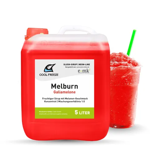 Slush-Sirup Eis Melburn (Melone) 5L | Erfrischender Genuss