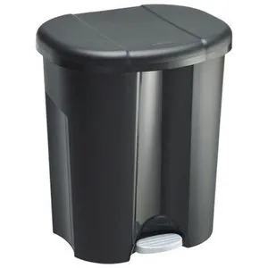 Rotho Mülleimer Trio 1761108851, schwarz