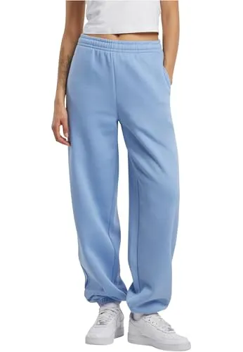 Build Your Brand Damen By291 Fluffy Sweatpants - Powder Blue, XL EU - Sport-Jogginghosen für Damen aus ultraweichem Material, ideal für Komfort und Bewegungsfreiheit. Perfekt für Alltag oder Sport mit praktischen Taschen und elastischem Bund.