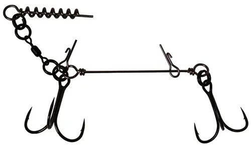 Zeck Softbait System + Shallow Screw - Fertigmontage für Gummifische