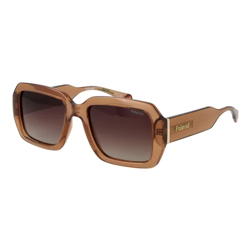 Polaroid Sonnenbrille PLD 6223/S/X 5409QLA - Hochwertige Unisex-Sonnenbrille - Stilvolle und robuste Unisex-Sonnenbrille von Polaroid. Vollrand-Design mit braunen Gläsern bietet optimalen Schutz. Ideal für runde und ovale Gesichter, perfekt für den Sommer und Outdoor-Aktivitäten.