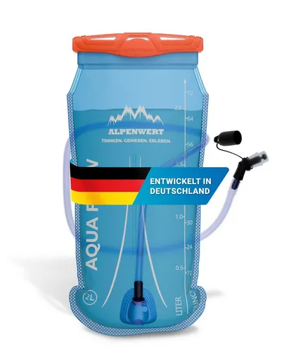 Alpenwert Trinkbeutel Trinkblase mit Trinkschlauch 2L/3L