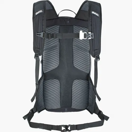 EVOC RIDE 16 Fahrradrucksack - Rucksäcke: Perfekter Begleiter für Outdoor-Aktivitäten mit durchdachtem Stauraum und AIR-PAD-Rückenpolsterung für optimalen Tragekomfort.