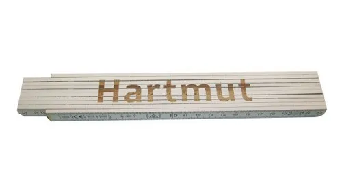 Zollstock Hartmut 2 m weiß Zollstock
