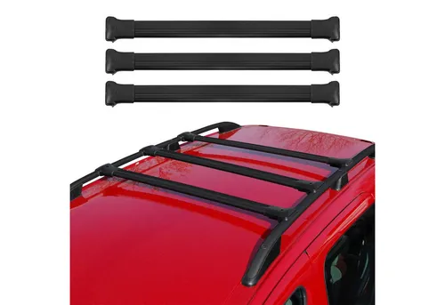 OMAC Dachträger FORD 2626928B-3 - Robuster Dachträger aus Aluminium für Ford, ideal für den Transport von Gepäck und Sportgeräten, mit einfacher Klemmhalterung für eine sichere Dachmontage.