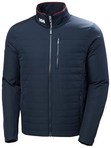 Helly Hansen Crew Insulated 2.0 Jacke Blau XL - Funktionsjacke mit Primaloft®-Isolierung für optimale Wärme und Komfort. Wind- und wasserabweisendes Design, ideal für Bootsausflüge und kühle Sommerabende.