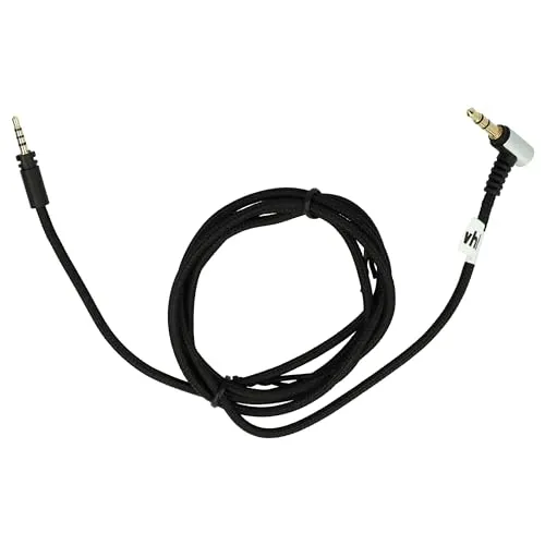 vhbw Audio AUX Kabel kompatibel mit Sennheiser Momentum On-Ear Wireless, Wireless Kopfhörer
