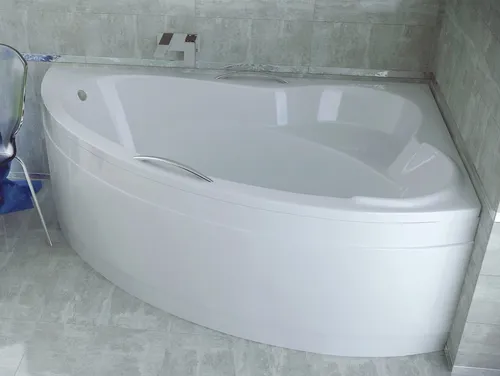 KOLMAN Badewanne Eckbadewanne Ada 160x100, (Links/Rechts), Ablaufgarnitur & Füße GRATIS