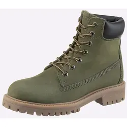 heine Schnürstiefelette Stiefelette grün 38 EU von Heine