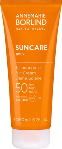 ANNEMARIE BÖRLIND SUNCARE BODY 50 - Hochwertiger Sonnenschutz - Sonnenschutzmittel mit LSF 50, schützt die Haut effektiv vor UV-Strahlen und sorgt für eine langanhaltende Feuchtigkeit.