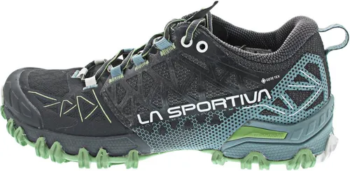 La Sportiva Bushido II Woman GTX - Leichter Damen Outdoorschuh in Grau (37,5) - Hochwertiger Damen-Wanderschuh mit GORE-TEX-Membran für optimalen Wetterschutz. Ergonomische Passform und griffige Sohle bieten Stabilität und Komfort auf jedem Terrain.