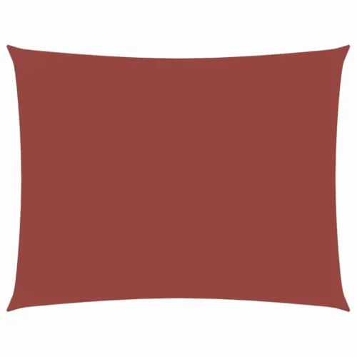 vidaXL Sonnensegel Rechteckig 4x6m Terrakotta in braun von vidaXL